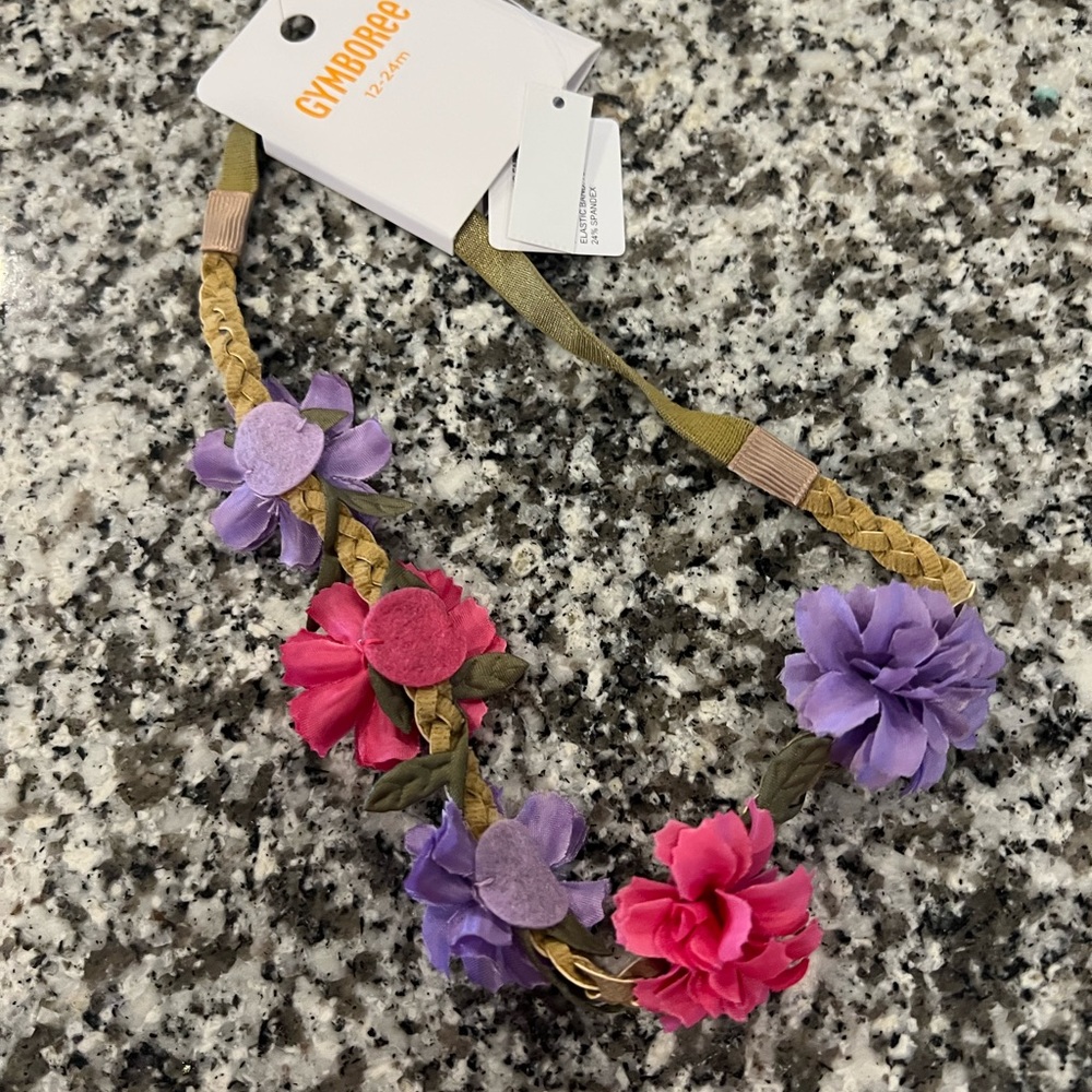 5/$10 new Gymboree floral headband